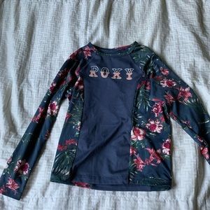 Kids girls roxy rashgaurd